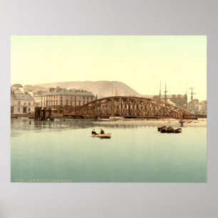 Järn Bridge, Ramsay, Isle of Man, England Poster