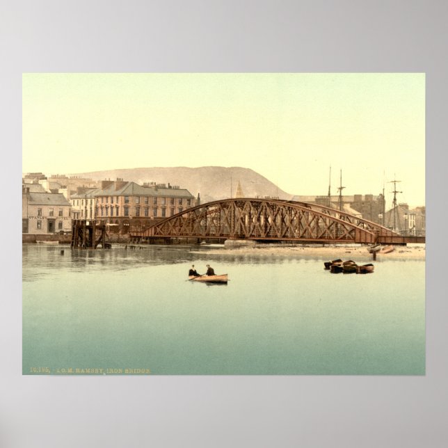 Järn Bridge, Ramsay, Isle of Man, England Poster (Framsidan)