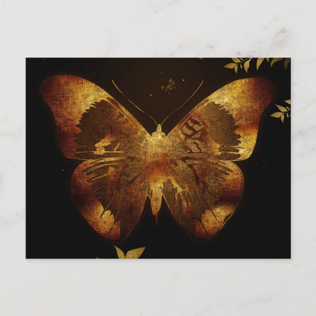 Järn Butterfly Vykort (Framsida)