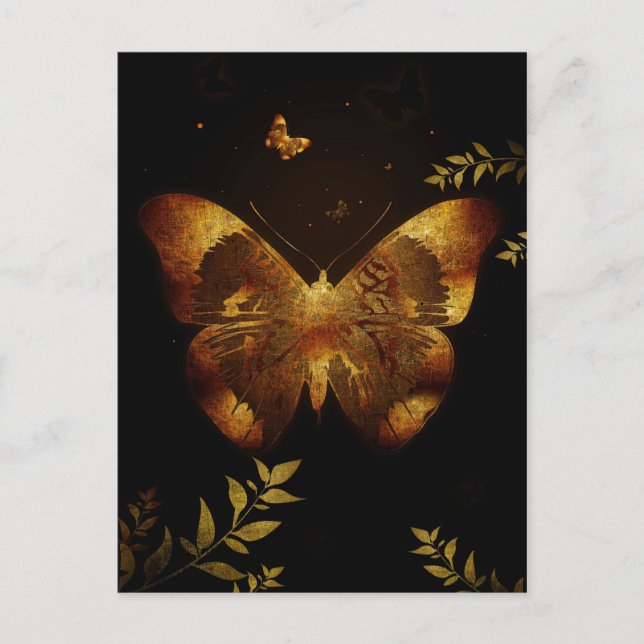 Järn Butterfly Vykort (Framsida)