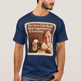 Järn City Beer Al approved Retro Defunct Brewerian T Shirt
