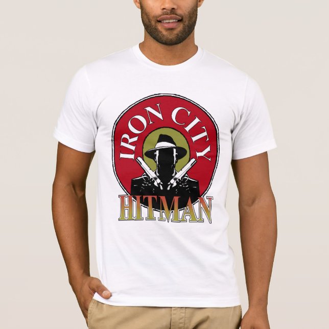 Järn City Hitman Shirt Tee Shirt (Framsida)