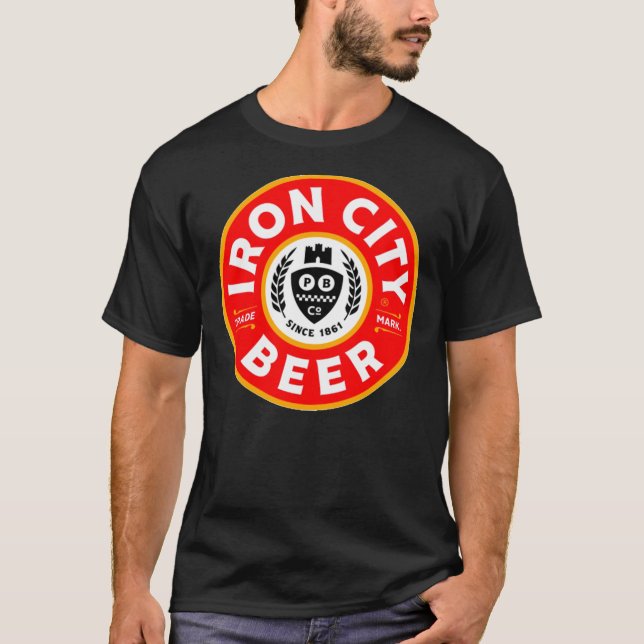 järn City Logotyp Classic T-Shirt (Framsida)