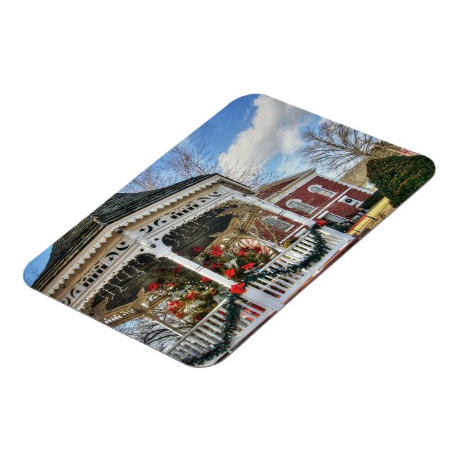 Järn County Domstol och Gazebo Magnet (Vänstra Sidan)