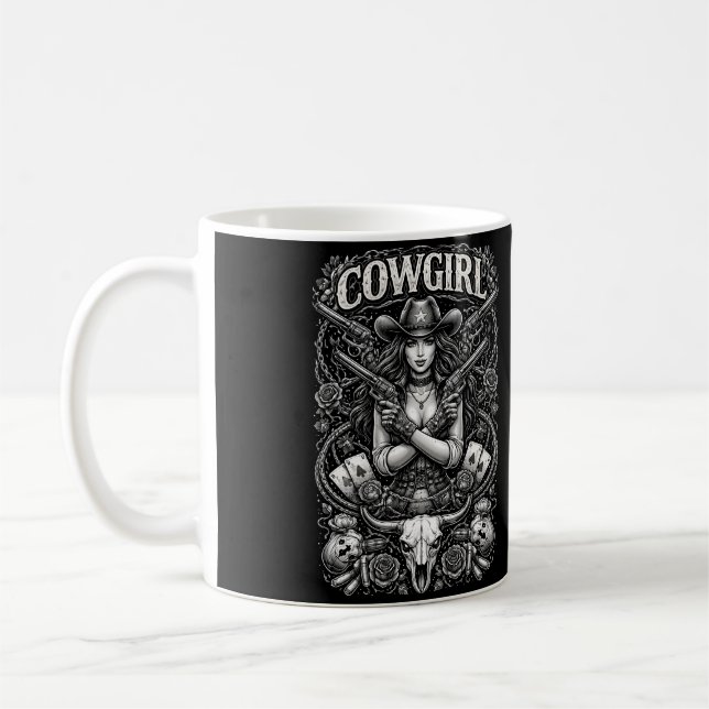 Järn Cowgirl Kaffemugg (Vänster)