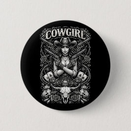 Järn Cowgirl Knapp