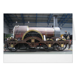 Järn Duke Steam Engine Hälsningskort