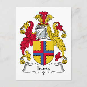 Järn Family Crest Vykort
