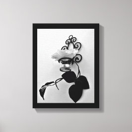 Järn Flower Sconce Canvastryck