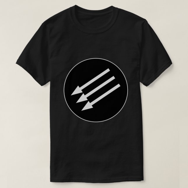 Järn Front - Anti-Fascist Sticker.png T Shirt (Design framsida)