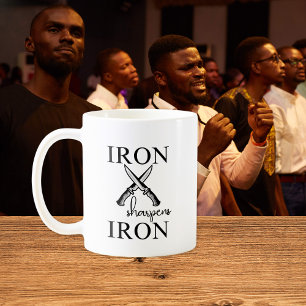 Järn hajar Järn Knivar kristen Kaffemugg