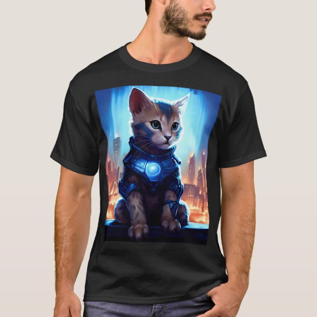 Järn Katt 1 T Shirt (Framsida)