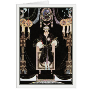 Järn Kung av Kay Nielsen Hälsningskort