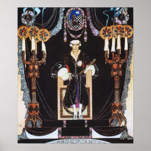 Järn Kung Illustration från Kay Nielsen Fine Art Poster