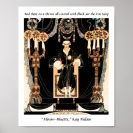 Järn Kung-sagobilden av Kay Nielsen Poster