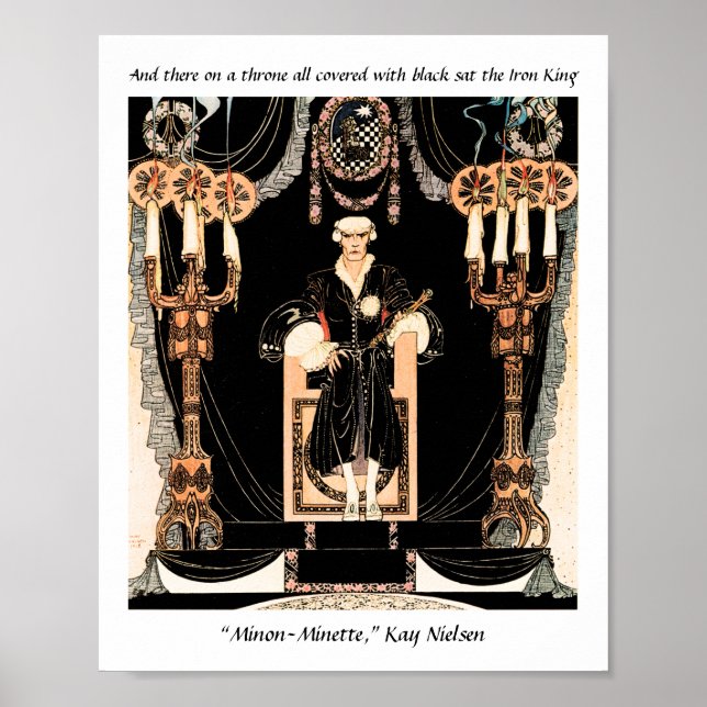 Järn Kung-sagobilden av Kay Nielsen Poster (Framsidan)