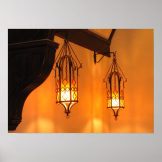 Järn Lanternor Poster