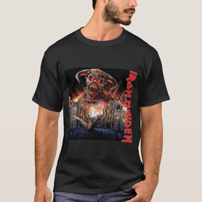 Järn Maiden Eddie djävulen T Shirt (Framsida)
