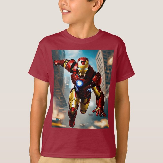 Järn man: Arc Reactor Power T Shirt (Framsida)