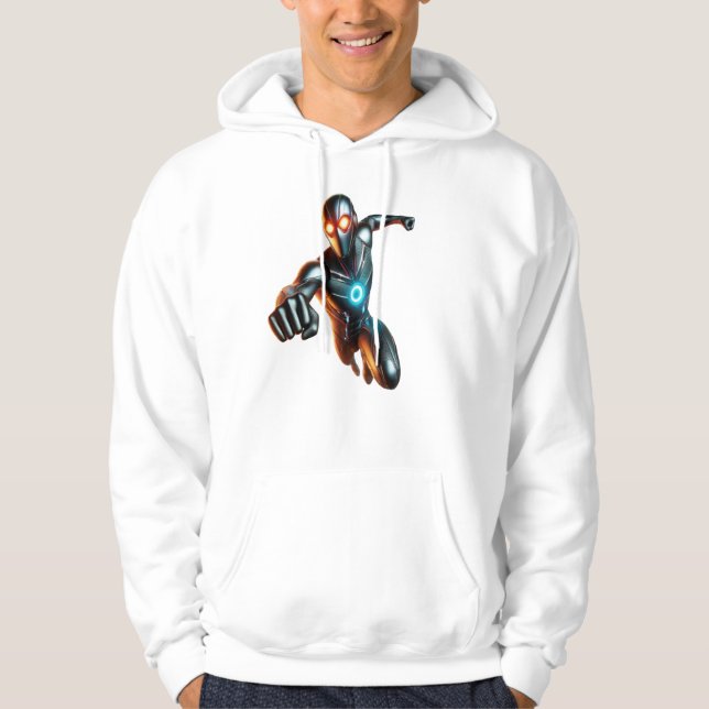 Järn Man Arc-reaktorn Kostym - Marvel Superhjälte Hoodie (Framsida)