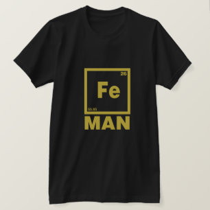 Järn Man T-shirt Fe Man T-shirt