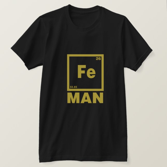 Järn Man T-shirt | Fe Man T-shirt (Design framsida)