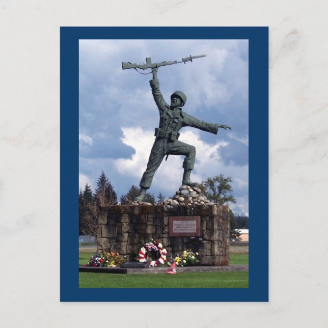 Järn Mike på Fort Lewis Vykort (Framsida)