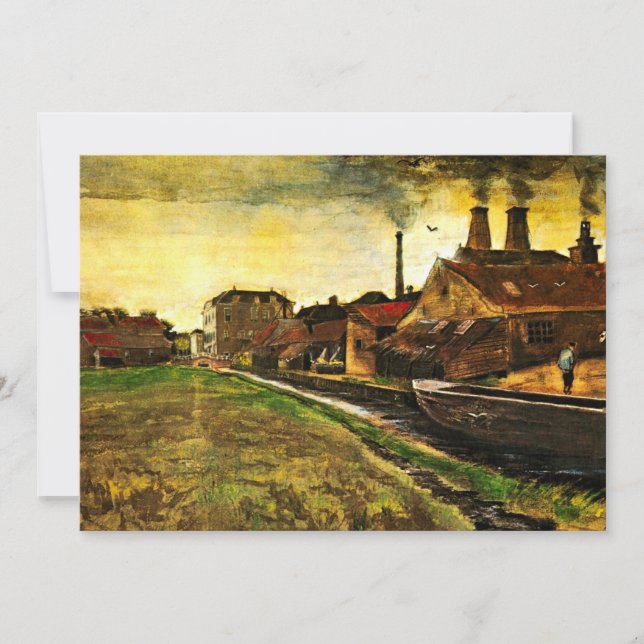 Järn Mill i Haag av Vincent van Gogh (Framsida)