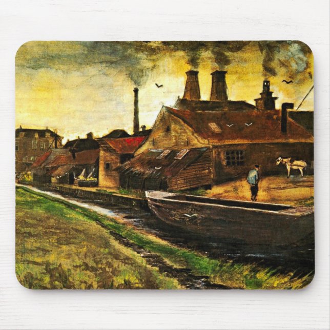 Järn Mill i Haag av Vincent van Gogh Musmatta (Framsidan)