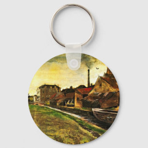 Järn Mill i Haag av Vincent van Gogh Nyckelring