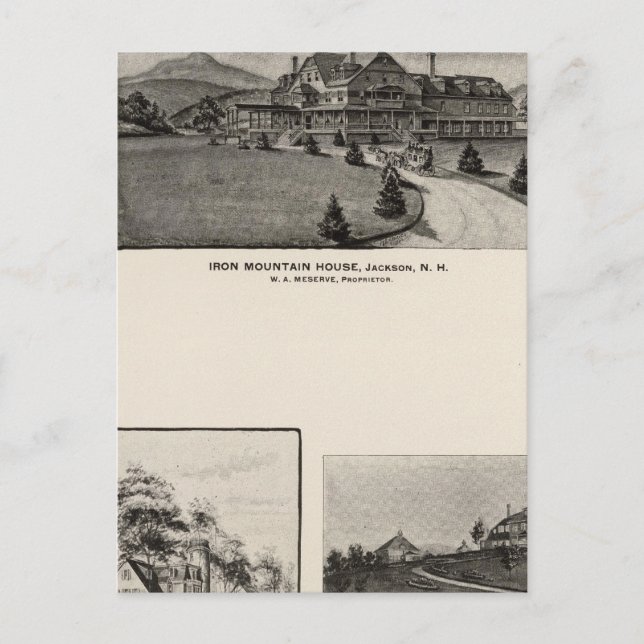 Järn Mountain House, Jackson, NH Vykort (Framsida)