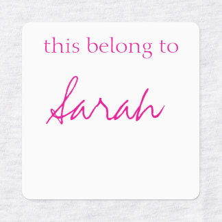 Järn om klädetiketter klistermärke