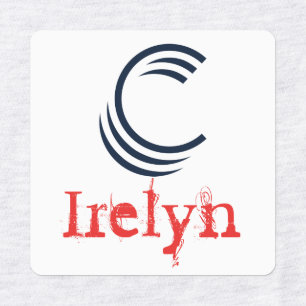 Järn om klädetiketter klistermärke