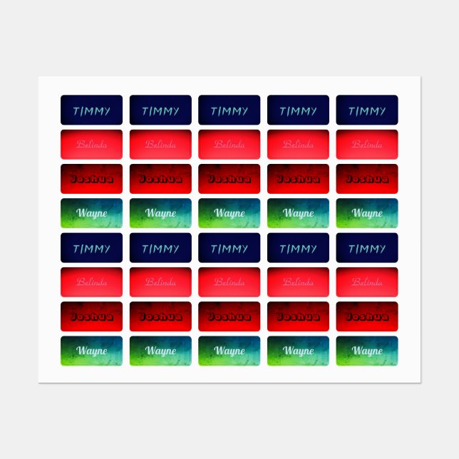 Järn Ons för barn Klistermärke (Ark)