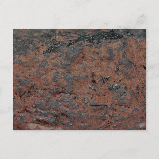 Järn ore Hematite Vykort (Framsida)