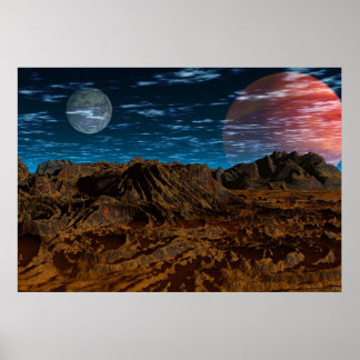Järn Planet Poster