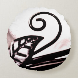 Järn Plant Rund Kudde