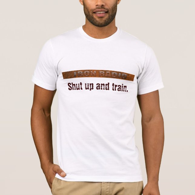 Järn Radio.org som utbildar skjortan T-shirt (Framsida)