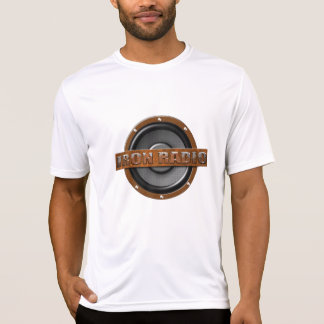Järn radiosände högtalarelogotypt-skjortan t-shirt