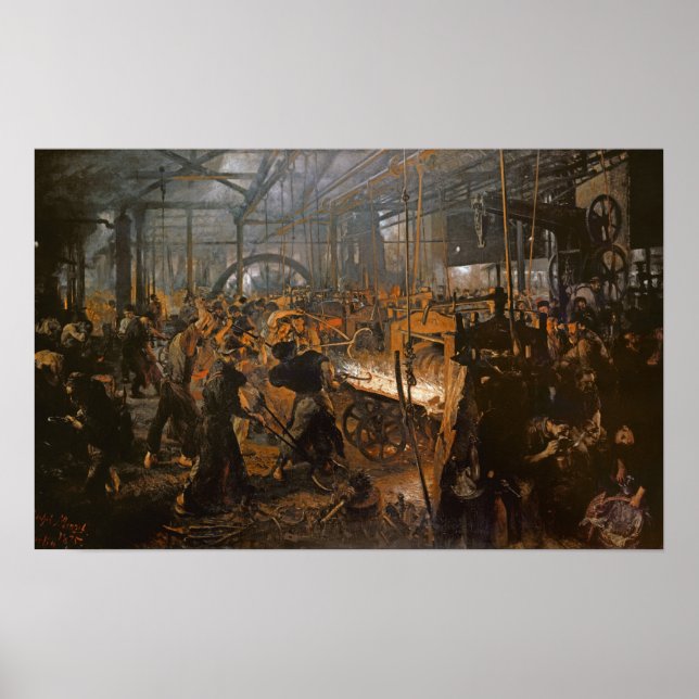 Järn-Rolling Mill 1875 Poster (Framsidan)