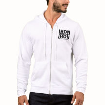 Järn Sharpens Järn Bella + Canvas Zip-up Hoodie