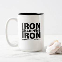 Järn Sharpens Järn - Proverbs 27:17 Coffee Mugg