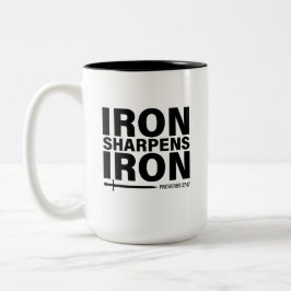 Järn Sharpens Järn - Proverbs 27:17 Coffee Mugg