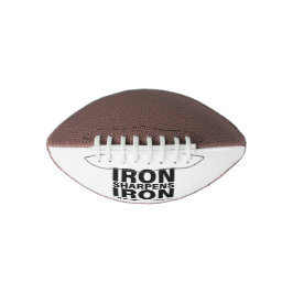 Järn Sharpens Järn - Proverbs 27:17 Mini Football