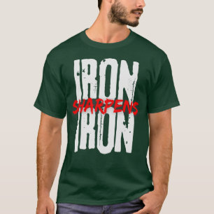 Järn Sharpens järn T Shirt