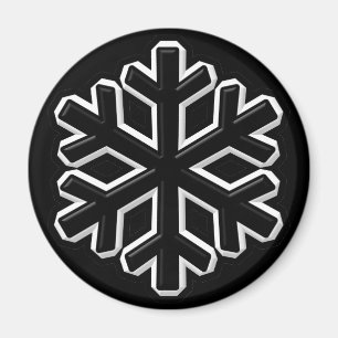 Järn Snowflake Magnet