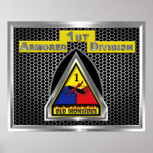 ’Järn Soldiers’ 1st Armored Division Poster