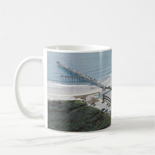 Järn Steamer Pier, North Carolina Vintage Postcard Kaffemugg
