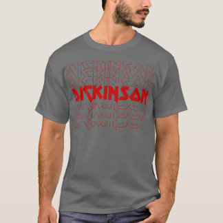JÄRN TEXT DICKINSON MAIDEN T SHIRT