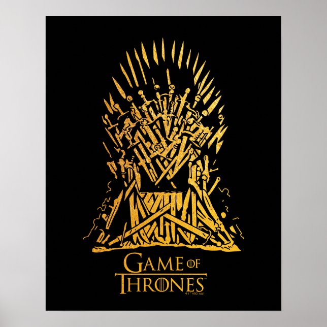 Järn Throne Icon Poster (Framsidan)
